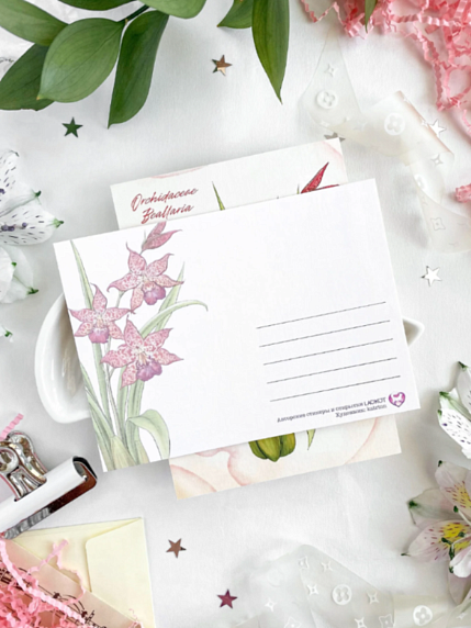 Открытка «Орхидея Беаллара», А6, фото 2.