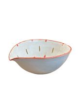 Соусник ручной работы Молис Керамика «Красно-золотистые узоры», керамика