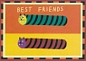 Открытка Валя Карнавалова «Best friends», А6, односторонняя, превью фото 1