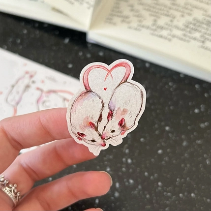 Мини-стикерпак «Крысята», фото 2.