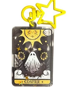 Таро-брелок Лемниската «Солнце», акрил, двусторонний