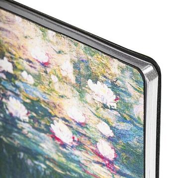 Блокнот «Claude Monet» в клетку, А5, 80 листов, зелёный, фото 4.