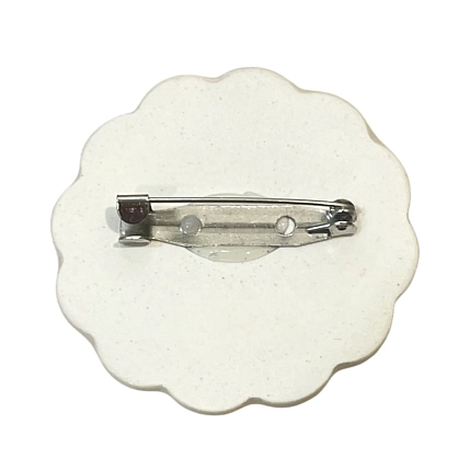 Брошь ручной работы Ceramission «Ромашка», керамика, фото 2.