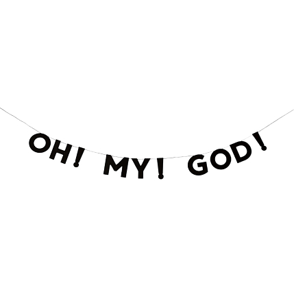 Гирлянда «OH! MY! GOD!», фото 1.