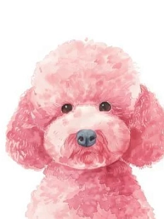 Обложка на студенческий билет DARI DARI «Розовый пудель», экокожа