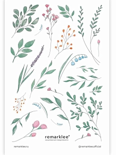 Стикерпак «Веточки»