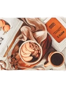 Наклейка на карту «Завтрак»