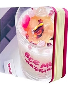 Блокнот «Горы» в точку, 9 х 9 см, 60 листов, бежевый