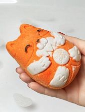 Бомбочка для ванны Boom Shop «Коржик», оранжевая