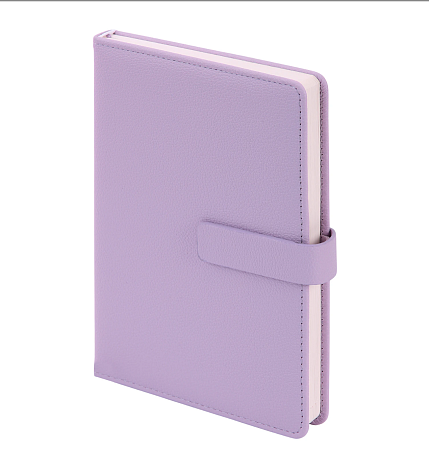 Подарочный набор с ежедневником «President» и ручкой, сиреневый, фото 5.
