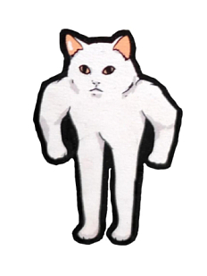 Значок WAF WAF «Кот-амбал»