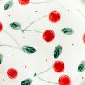 Блюдце ручной работы «Вишня», полуфарфор, 13 см, превью фото 2