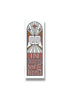 Закладка «In books we trust»