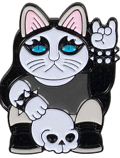 Металлический значок Barking Store «Heavy Metal»