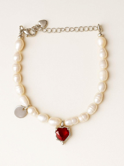 Браслет из натурального речного жемчуга «Ice», фото 1.