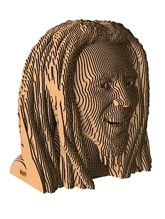 Картонный конструктор 3D «Боб Марли»