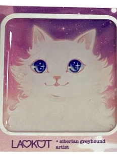 3Д Стикер на телефон Лавкот «Бриллианс», объёмный