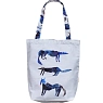 Сумка шоппер Забористый текстиль «Волки», голубой, превью фото 1