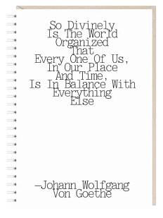 Блокнот на пружине Mitrozhe «So divinely is the world», А5, 50 листов, белый