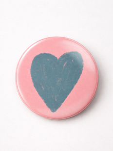 Закатной значок «Сердце», металл, 25 мм