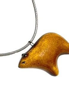 Подвеска Екатерина Юдо «Бурый медведь», керамика