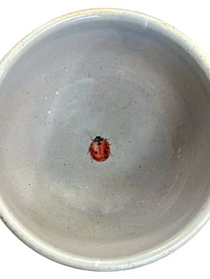 Пиала ручной работы Керумбия, серая, керамика