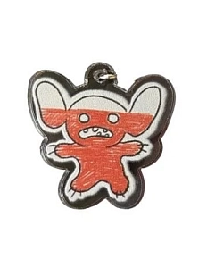 Брелок Лемниската «Стич», акрил, 3 см