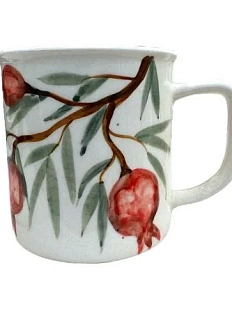 Кружка ручной работы Верба керамика «Гранат», керамика, 400 мл