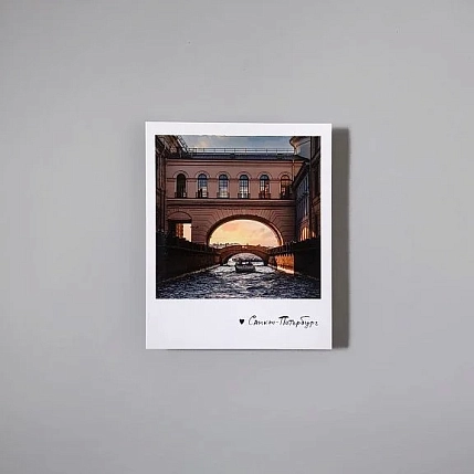 Открытка Подписные изделия «Зимняя канавка. Фото полароид», фото 3.