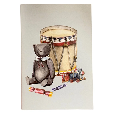 Подарочный набор Elizabeth Madar «Мишка с барабаном», 40 листов, фото 3.