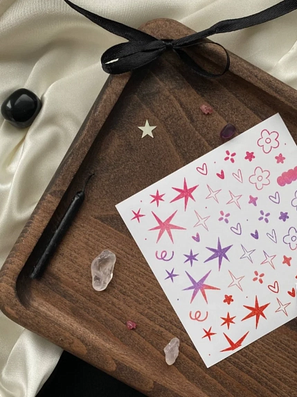 Стикерпак Апрельское утро «Детали», 10 x 10 см, фото 4.