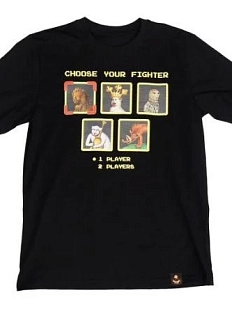 Футболка Barking Store «Choose your fighter», L муж., чёрный