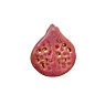 Брошь ручной работы Партала керамика «Гранат розовый», розовая, превью фото 2