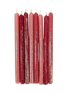 Набор свечей для торта, розовый