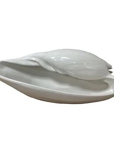 Тарелка ручной работы Ракушка Умбрикатус VELES «Звезда Элендиля», фарфор