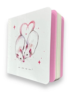 Блокнот «Крысята», 13 х 13 см, 60 листов, белый