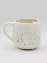 Кружка ручной работы РУКИ В ГЛИНЕ «Хочу быть морем и топить людей», керамика, 400 мл, мятая, превью фото 2