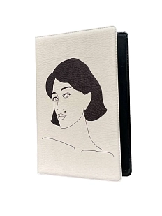 Обложка на паспорт DARI DARI «Девушка с каре», мягкий кожзам