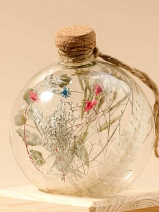 Ёлочный шар Зачарованные шары «Снежный», 10 см