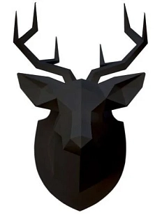 Набор для склейки головы чёрного оленя