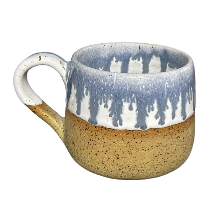 Кружка ручной работы «Иней», керамика, 300 мл, фото 2.