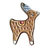 Ёлочная игрушка из керамики «Олень», Partala ceramics, превью фото 1