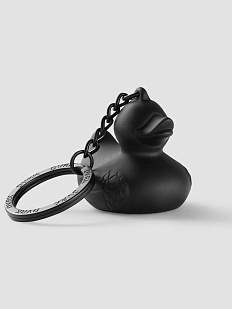 Брелок уточка черная