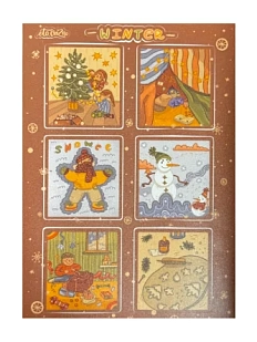 Стикерпак «Winter», А6