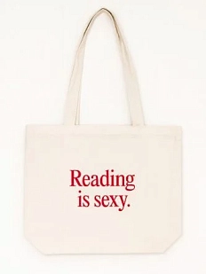 Сумка шоппер «Reading is sexy», белый