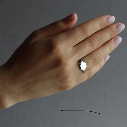 Перстень Руина «Древний», нейзильбер, фото 4.