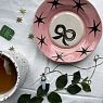Тарелка ручной работы с Бантиком, розовая, глина, 16 см, превью фото 5