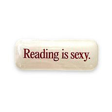 3Д Стикер на телефон «Reading is sexy», объемный