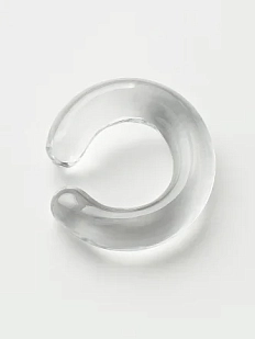 Кафф Лампджой глянцевый, стекло, прозрачный