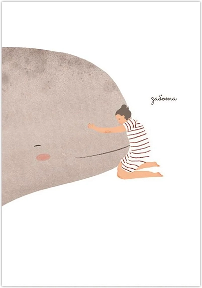 Открытка ЙЕТТИ «Забота», А6, фото 1.